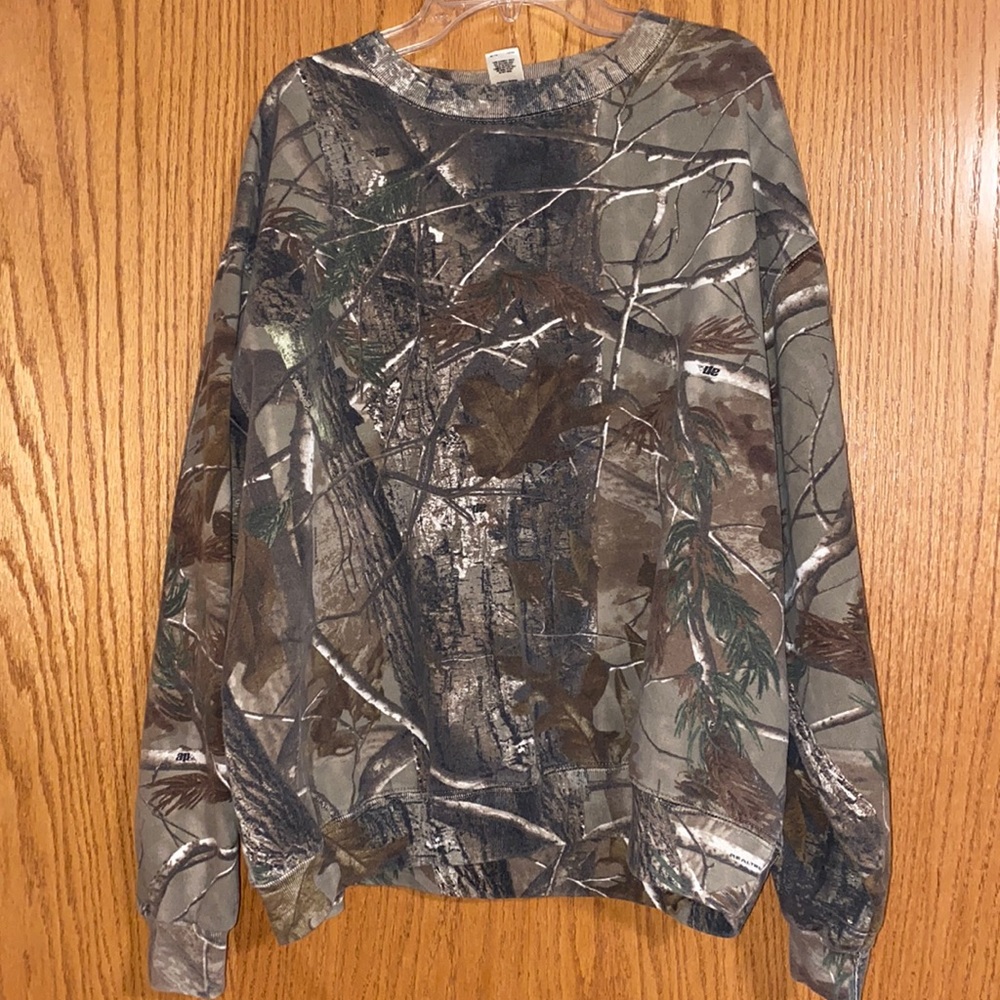Camouflage Hunting Crewneck Sweatshirt